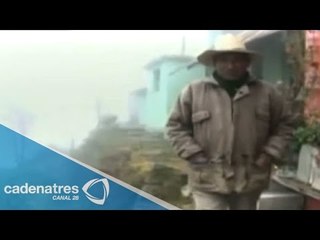 Se registran las primeras heladas en Hidalgo