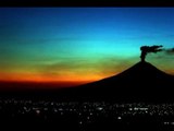 Popocatépetl y su espectacular fumarola de septiembre (VIDEO)