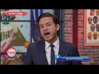¡Alto al racismo! Nacho Lozano nos lo pide De Pisa y Corre| Sale el Sol