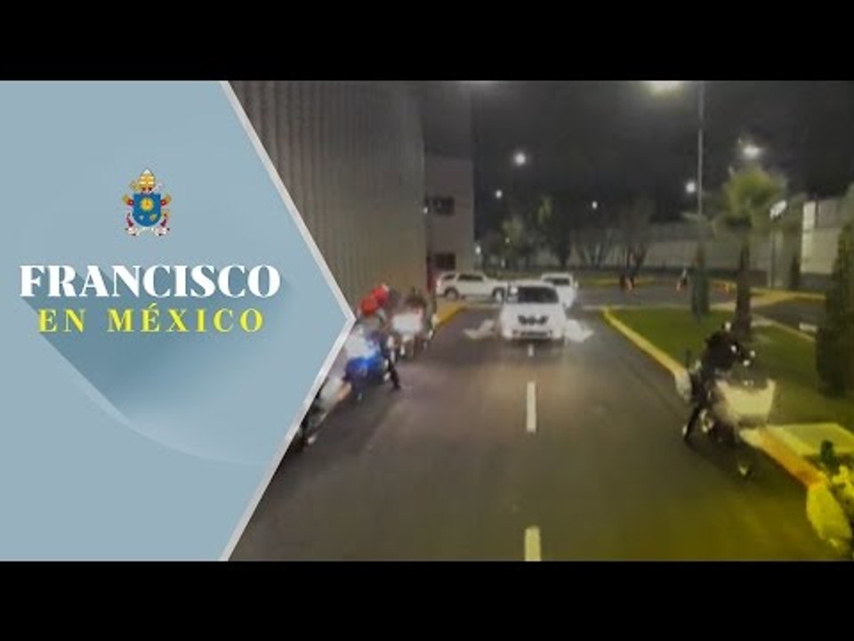 Recorrido del Papa Francisco rumbo a la Nunciatura Apostólica