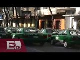 Taxistas de San Luis Potosí piden a Segob regular transporte en su entidad/ Paola Virrueta
