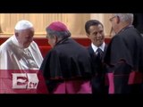 Integrantes del Episcopado y del Gabinete Presidencial recibieron al Papa Francisco / Francisco Zea