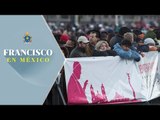 Miles de fieles se dan cita en el Zócalo capitalino para ver al papa Francisco