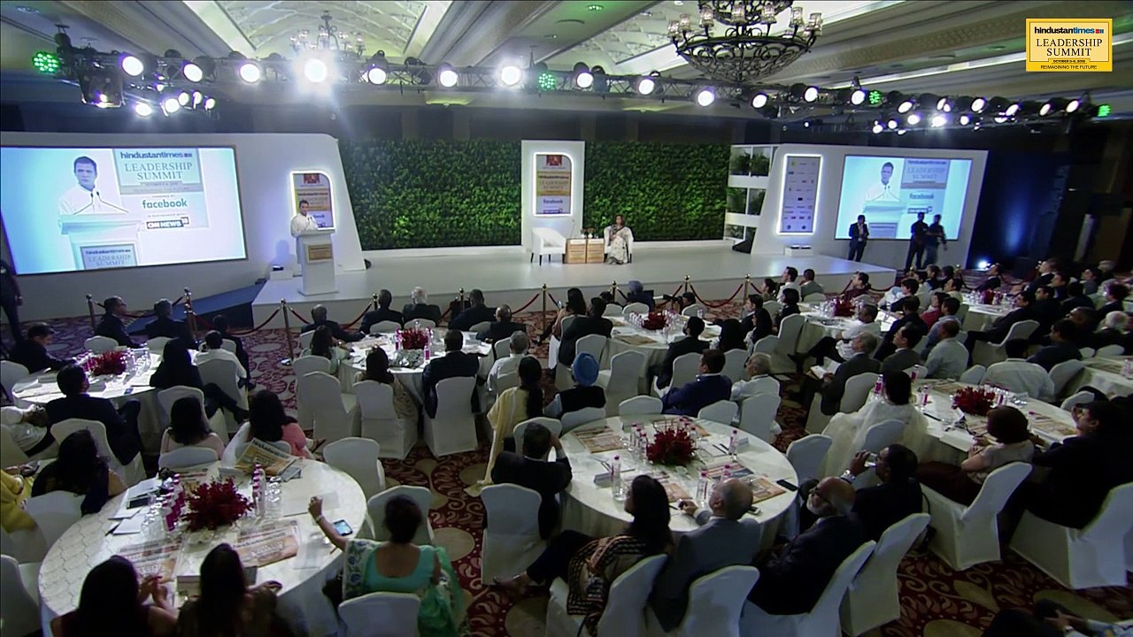 HTLS 2018: Congress President Rahul Gandhi launches a scathing attack on the government