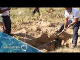 Hallan 28 cuerpos en fosas clandestinas de Iguala