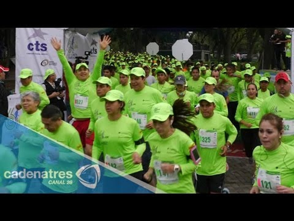 Capitalinos corren en favor del bosque de Chapultepec