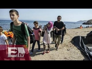 Decenas de inmigrates sirios  llegan a la isla de Lesbos / Paola Virrueta