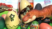 Hatch new Dinosaur Eggs Toys with Jurassic World Dinosaur Toys Fun Video for Kids!