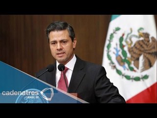 EPN habla sobre los asesinatos en Iguala, Guerrero