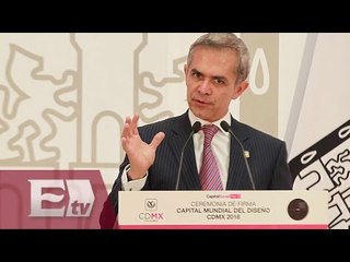 Mancera propone un tren rápido en el nuevo aeropuerto capitalino/ Vianey Esquinca
