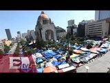 Plantón de la CNTE en el Monumento a la Revolución dejó pérdidas por 2 mil 500 mdp/ Atalo Mata