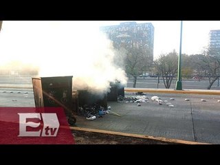 Encapuchados cierran Circuito Escolar de CU por detención de estudiante/ Paola Virrueta