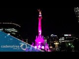 Ciudad de México se pinta de rosa en el mes de la lucha contra el cáncer de mama