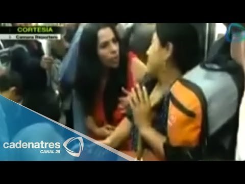 ¡ENTÉRATE! Lady Metro agrede a pasajera por supuesto tocamiento de seno