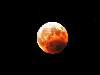 Imágenes de la luna de sangre en el DF