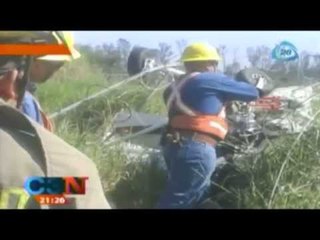 Dos heridos por desplome de avioneta en Jalisco