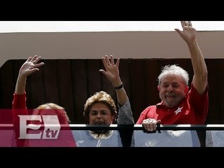 Dilma Rousseff visita a Lula da Silva un día después de su interrogatorio/ Hiram Hurtado