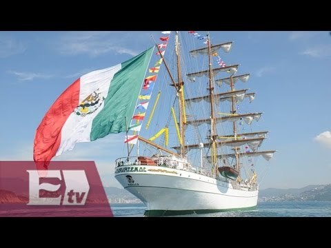 Buque Escuela Cuauhtémoc zarpa de México para visitar 14 países/ Kimberly Armengol