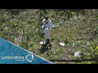 Autoridades ya trabajan en fosa de Cocula, Guerrero