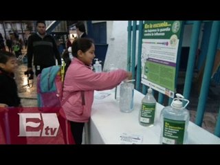 Aplicaran filtros escolares contra la influenza / Yuriria Sierra