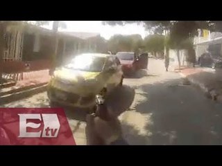 Impactantes imágenes de arresto a mano armada en Barranquilla, Colombia / Martín espinoza