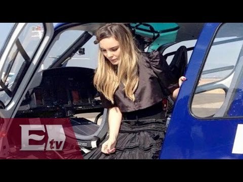 Belinda usa helicóptero oficial de Morelia para saludar al Papa Francisco / Francisco Zea