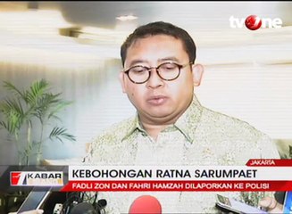 Dilaporkan ke Polisi, Fadli Zon: Saya Dibohongi