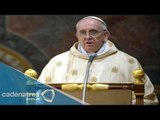 Papa Francisco pide orar por normalistas desaparecidos en Iguala