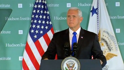 Pence claims China is trying to undermine Trump