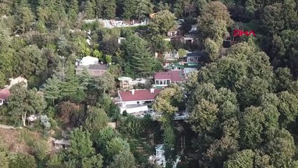 Adnan Oktar'ın Villasında Yıkılan Bölümler Havadan Görüntülendi