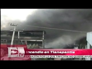 Se incendia fábrica de cartón en Tlalnepantla /  Paola Virrueta