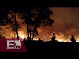 Bomberos estadounidenses luchan contra incendio en pastizales de Kansas / Ingrid Barrera