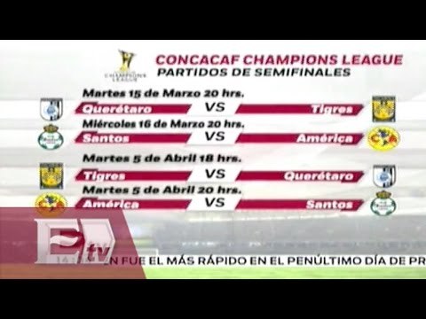 Así se jugarán las semifinales de la Concachampions / Yuriria Sierra