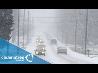 Sorprende nevada al sureste de Estados Unidos