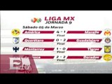 Resultados del futbol mexicano tras jugarse la jornada 9 / Vianey Esquinca