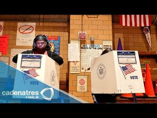 Estados Unidos vive jornada electoral entre desánimo y temor