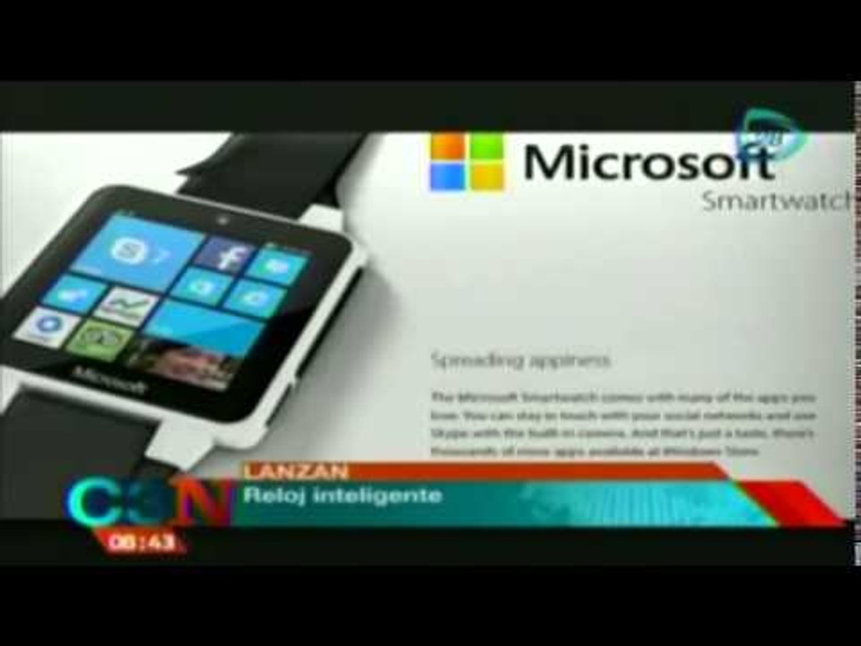 Microsoft lanza su reloj inteligente