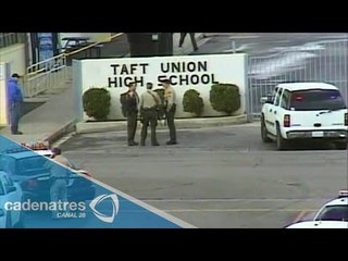 Estudiante dispara a sus compañeros en EUA