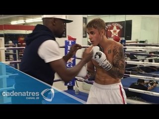 ¿Justin Bieber quiere ser boxeador?