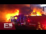 Incendio en la GAM consume casas de lámina en predio irregular/ Vianey Esquinca