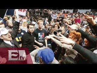 Cancelan mitin de Donald Trump por disturbios / Enrique Sánchez