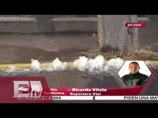 Download Video: Fuerte fuga de agua en la Ciudad de México / Vianey Esquinca