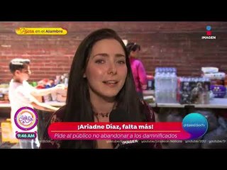 ¡Ariadne Díaz y Marus Ornellas conmovidos por consecuencias del sismo! | Sale el Sol