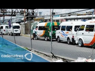 Usuarios arriesgan la vida al usar transporte público en Nezahualcóyotl
