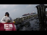 Buque carguero derrama petróleo en costas de Taiwán/ Atalo Mata