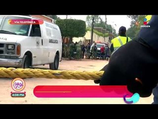 Niños atrapados en escuela, ya los están rescatando | Sale el Sol