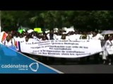 Nueva marcha en Chilpancingo en apoyo a normalistas desaparecidos