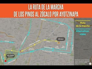 Estas son las marchas del 20 de noviembre por los 43 desaparecidos