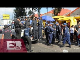 Operativo en tepito para limpiar las calles de ambulantes  / Yuriria Sierra