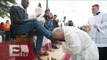 Papa Francisco lava los pies a refugiados en Jueves Santo/ Paola Virrueta